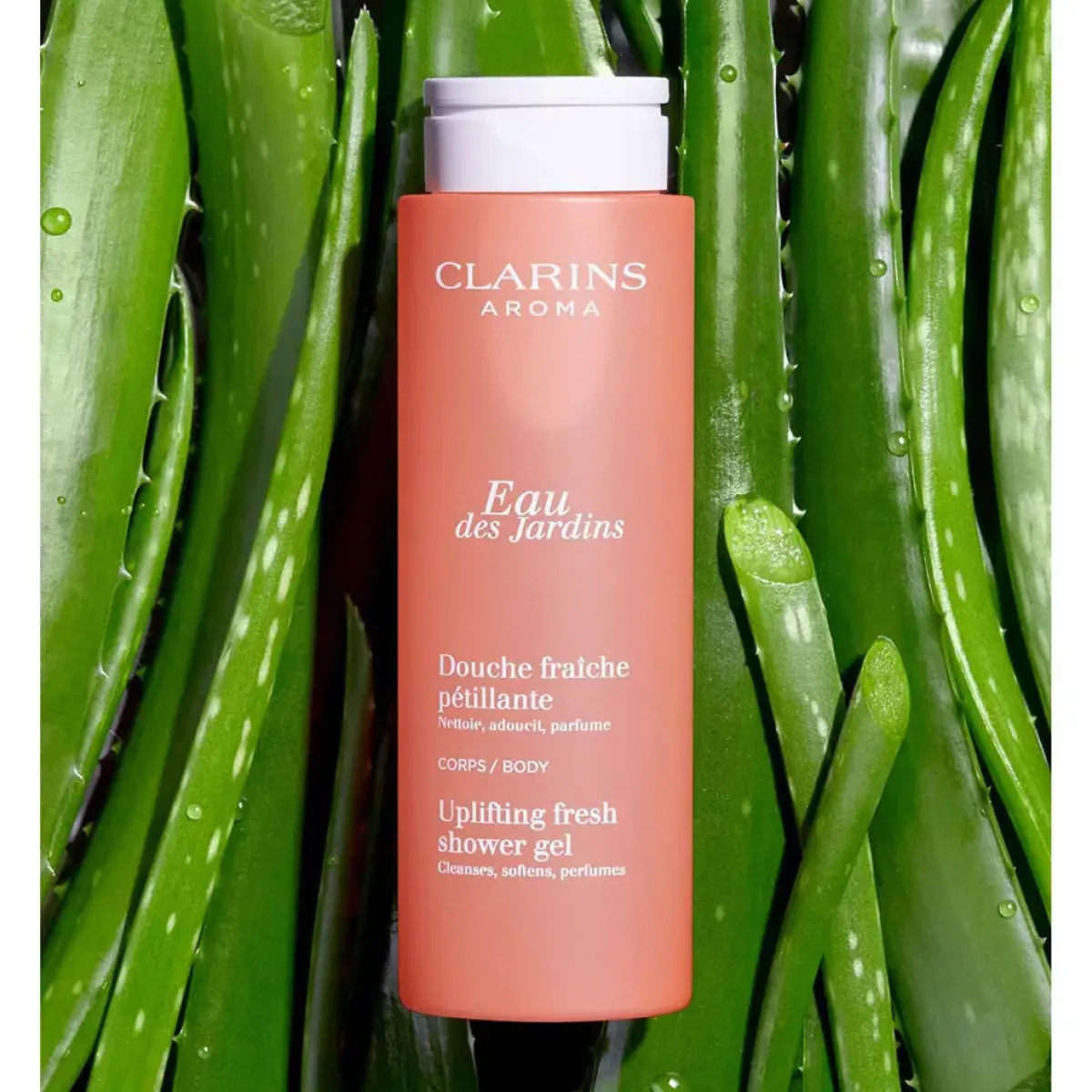 Clarins Bain Douche|Parfums Frais>Eau des Jardins Uplifting Fresh Shower Gel