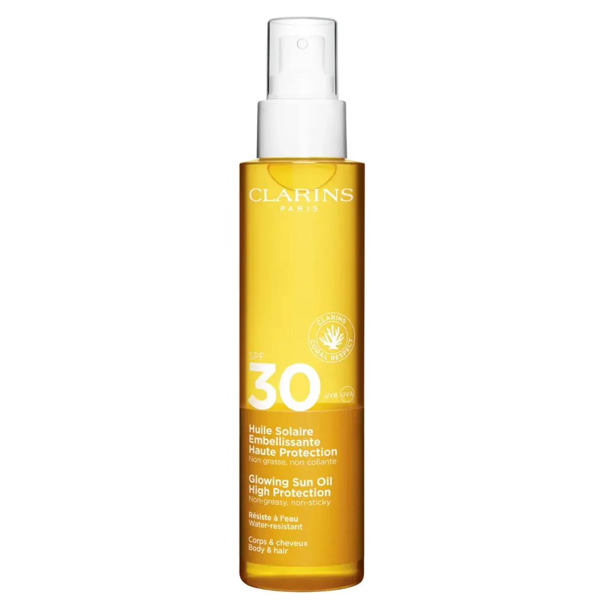 Clarins Soin Solaire Corps>Glowing Sun Oil High Protection SPF 30