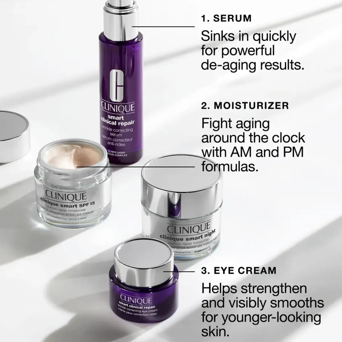 Clinique Soin Des Yeux>Smart Clinical Repair Wrinkle Eye Cream