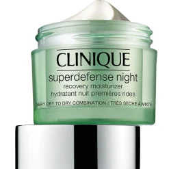 Clinique Crème De Nuit>Superdefense Night Recovery Moisturizer "Very Dry to Dry Combination"