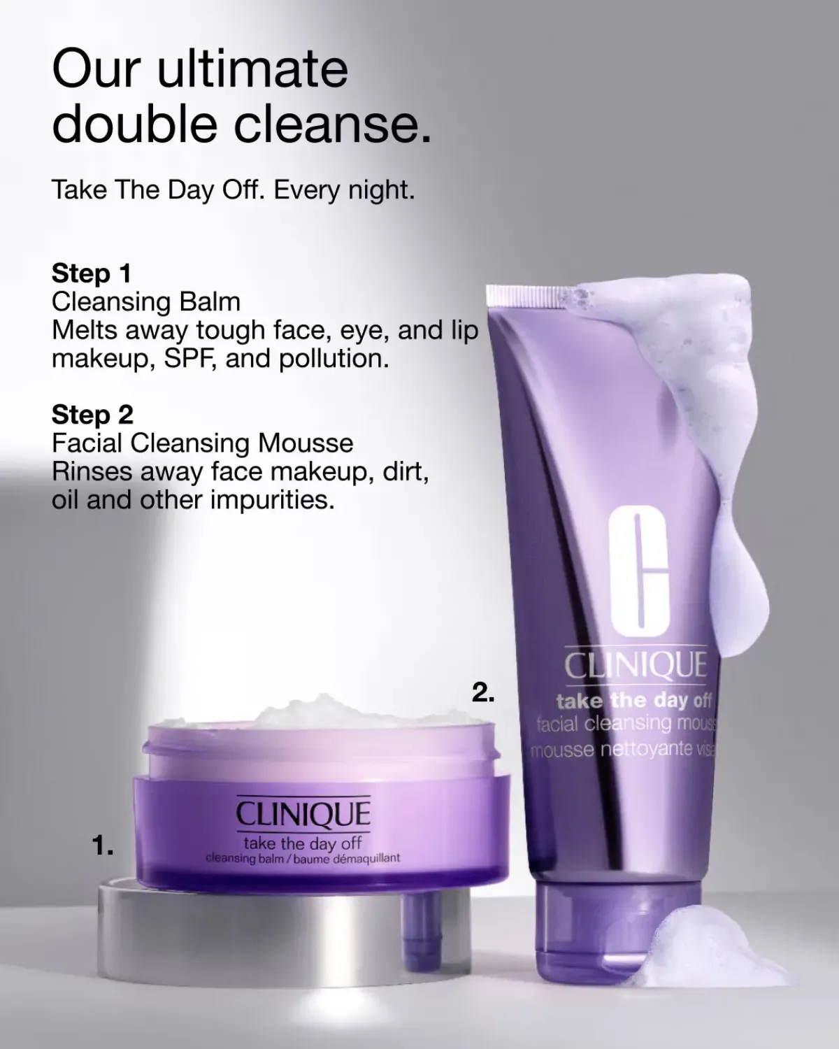Clinique Nettoyage>Take The Day Off™ Facial Cleansing Mousse