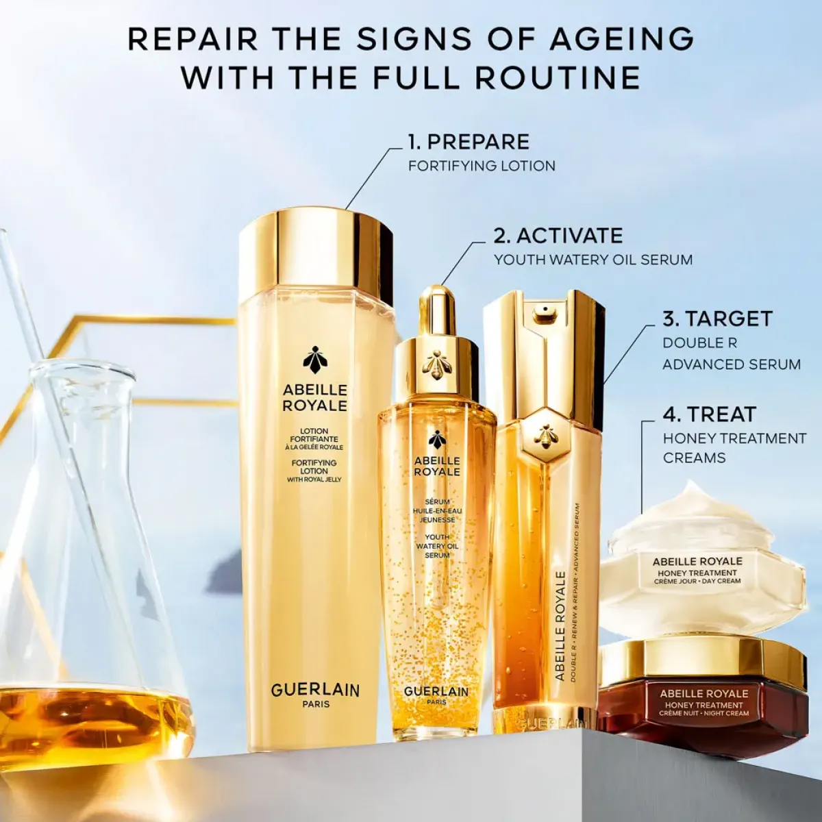 Guerlain Serum>Abeille Royale Advanced Youth Watery Oil Serum