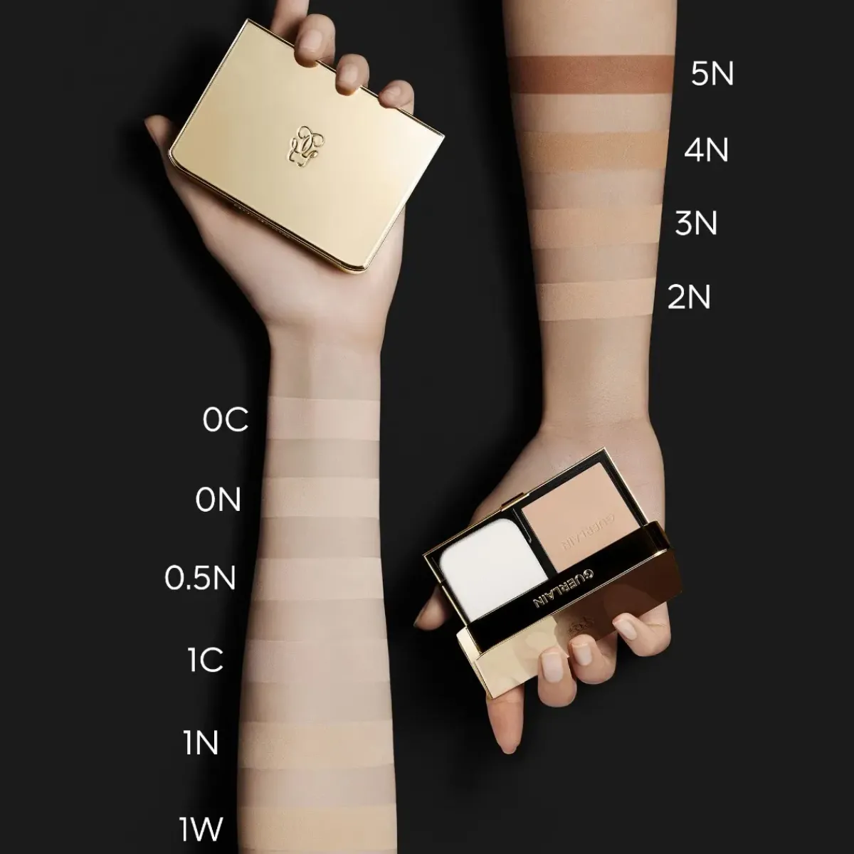 Guerlain Fondation>Parure Gold Compact Foundation