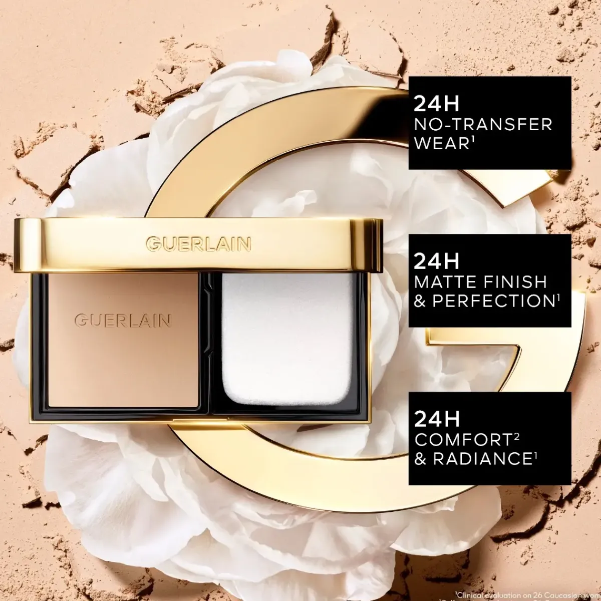 Guerlain Fondation>Parure Gold Compact Foundation