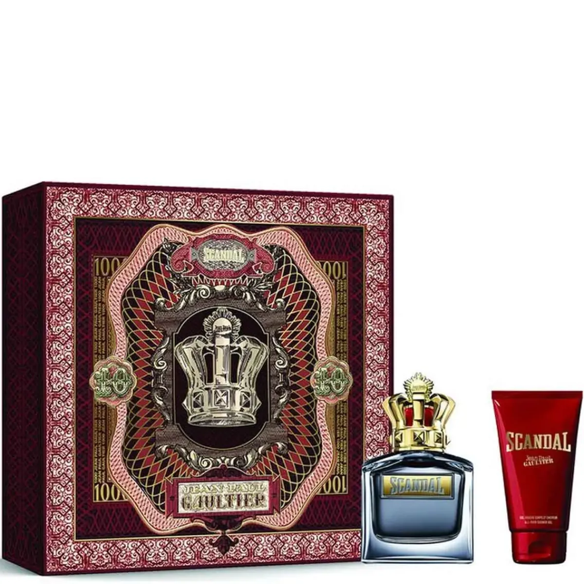 Jean Paul Gaultier Geschenksets|Coffres-cadeaux>Scandal pour Homme 100 ml Eau de Toilette Geschenkset