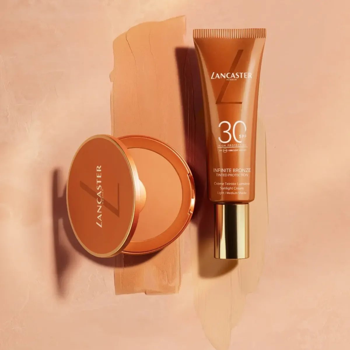 Lancaster Soin Solaire Visage>Infinite Bronze Tinted Protection Sunlight Compact Cream SPF50