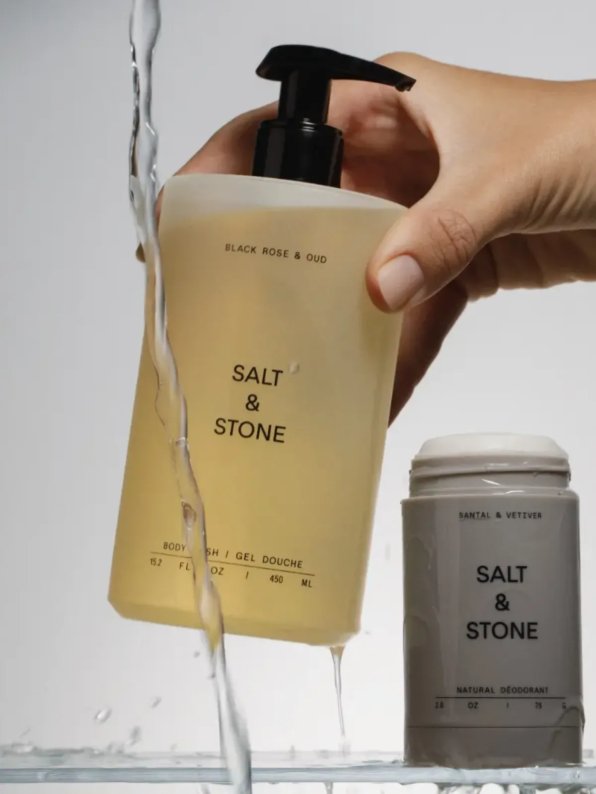Salt & Stone Bain Douche>Black Rose & Oud Body Wash