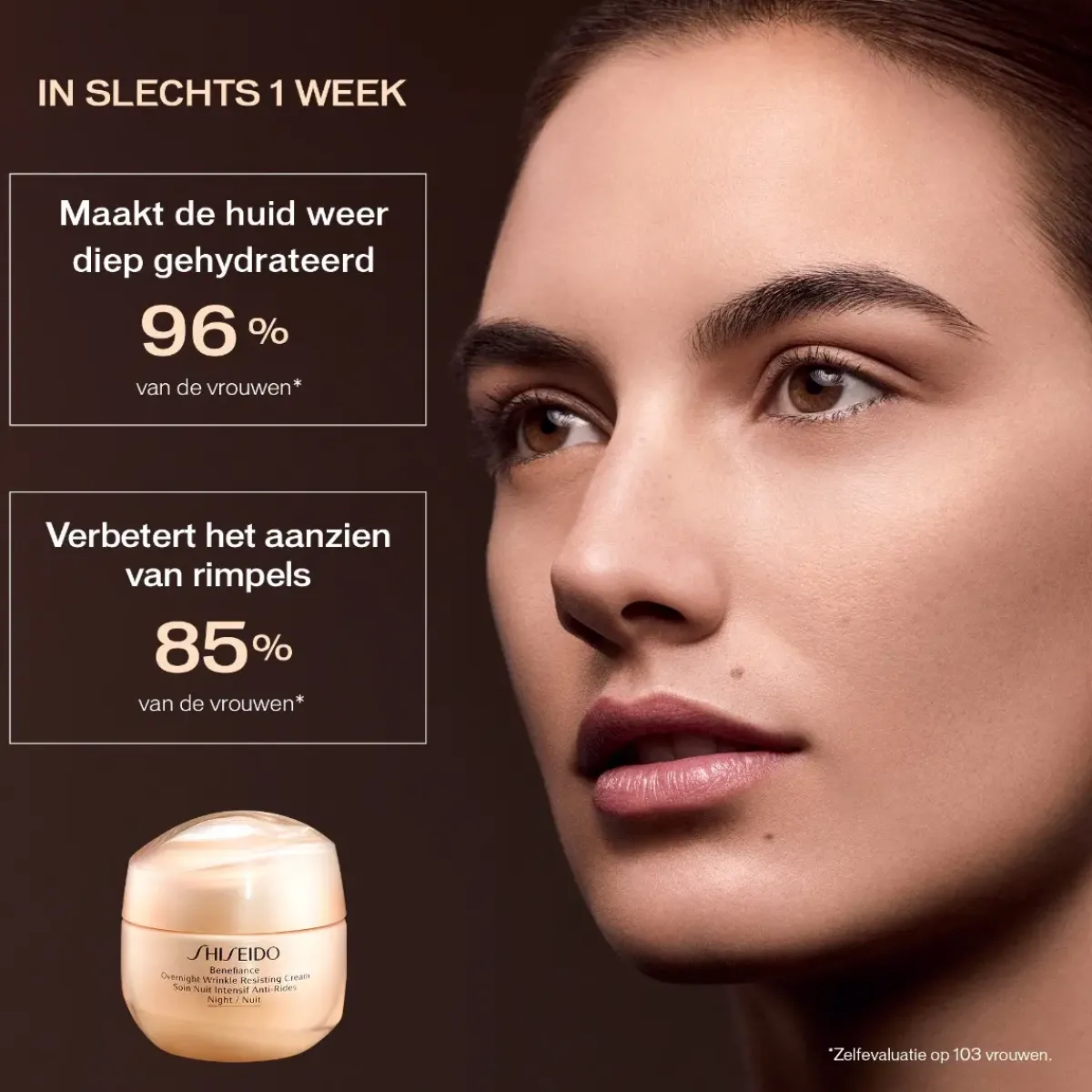 Shiseido Crème De Nuit>Benefìance Overnight Wrinkle Resisting Cream