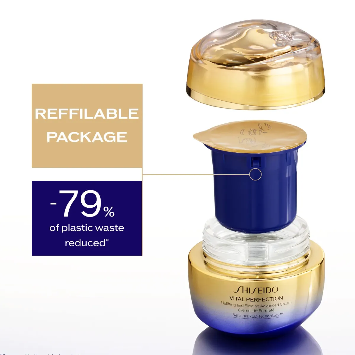 Shiseido Crème De Jour>Vital Perfection Uplifting and Firming Advanced Cream Refill