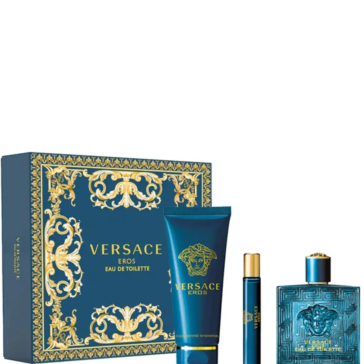 Versace Geschenksets|Coffres-cadeaux>Eros 100 ml Eau de Toilette Geschenkset (uitlopend)