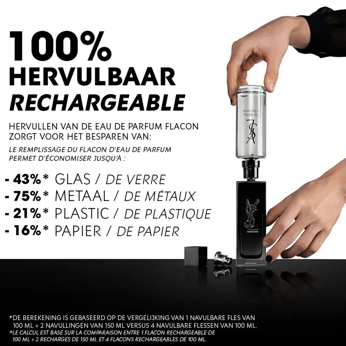 Yves Saint Laurent Top 10>MYSLF Eau de Parfum Navulbaar